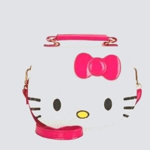 Sanrio Hello Kitty White and Pink Kids Crossbody Bag NEW